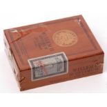 Sealed case of Willem 2 Optimum 100% tobacco cigars (tubed)