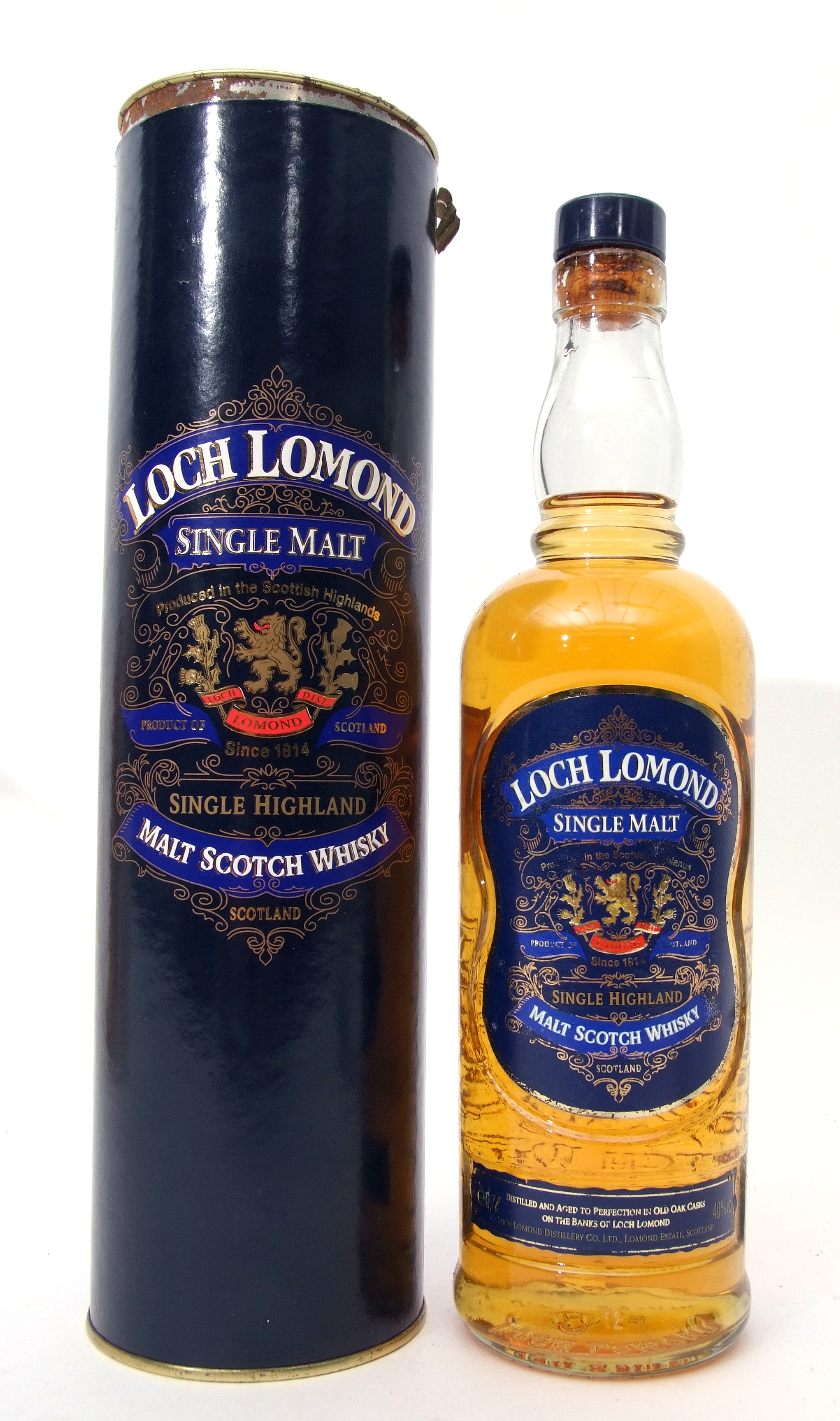 Loch Lomond Single Malt Scotch Whisky, 40% vol, .7 ltr in tube