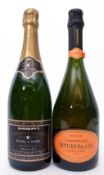 Champagne Prestige Rose Moutard Pere et Fils, Champagne Sainsbury's Blanc de Noirs, 1 bottle of each