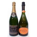 Champagne Prestige Rose Moutard Pere et Fils, Champagne Sainsbury's Blanc de Noirs, 1 bottle of each