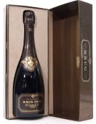 Krug Champagne 1985 in a plush lined box, 1 bottle