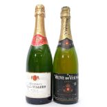 Charles de Villiers Champagne and further bottle of Veuve du Verne (2)