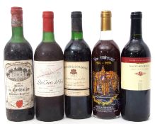 St Emilion 2006, La Croix du Fort 1981, Domaine du Cordonnier 1982, Domaine de la Durancole 1995,