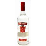 Smirnoff Vodka 1 ltr, 1 bottle