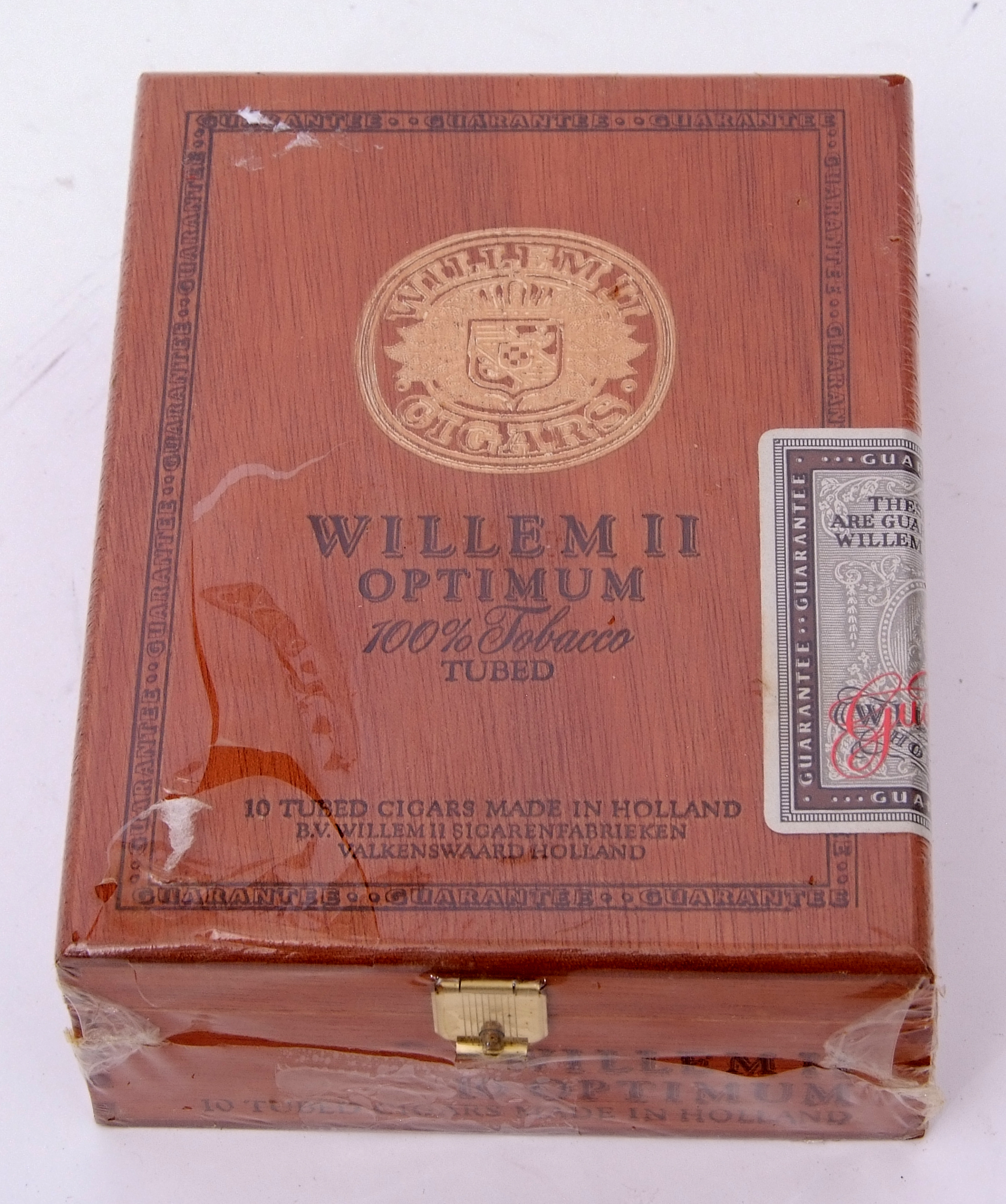 Sealed case of Willem 2 Optimum 100% tobacco cigars (tubed) - Image 2 of 2