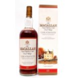 The MacAllan cask strength 10yo Single Malt Whisky, 58.5% vol, 1 litre, boxed