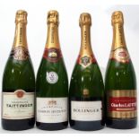 Taittinger NV Champagne Brut Reserve, Bolinger Special Cuvee Champagne, Charles Lafitte Grand