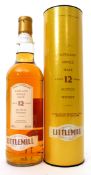 Little Mill Lowland Single Malt Scotch Whisky, 12yo, in tube, 70cl