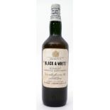 Black and White blended Whisky (flip top), 26fl oz, 70% proof