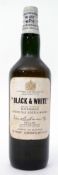 Black and White blended Whisky (flip top), 26fl oz, 70% proof