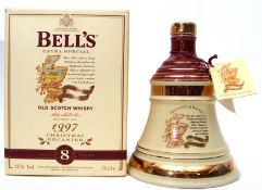 Bells Old Scotch Whisky Christmas decanter aged 8 years, boxed