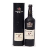 Taylor's 10 year old tawny Port (in tube) 1 bottle