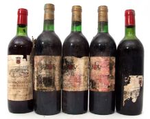 Chateau la Pointe (Pomerol) 1978, 3 bottles (labels poor), Chateau Monfollet 1976, 3 bottles (labels