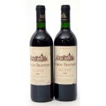 Chateau Beaumont Hote Medoc 1990 2 bottles