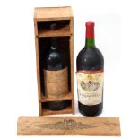 Chateau Rausan-Segla (Margaux) 1978, magnum, Chateau Bellevue La Foret 1985, 1 bottle in wooden case