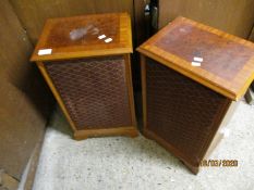 PAIR OF WALNUT CASED DYNATRON SPEAKERS MODEL LS5328PW