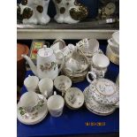 QUANTITY OF MIXED TEA WARES TO INCLUDE MAYFAIR, PARAGON AND COLCLOUGH TEA WARES