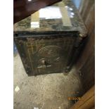 VINTAGE CAST METAL SAFE