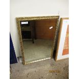 MODERN GILT WALL MIRROR