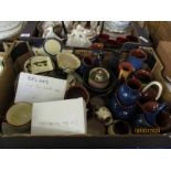 BOX CONTAINING QUANTITY OF TORQUAY WARES