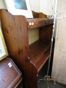 REPRODUCTION STAINED PINE OFFICE CABINET