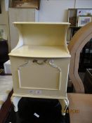 CREAM PAINTED BEDSIDE CABINET