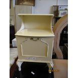 CREAM PAINTED BEDSIDE CABINET