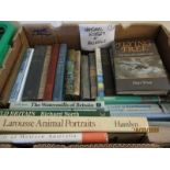 BOX OF MIXED NATURAL HISTORY AND ANIMAL BOOKS