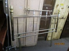 BRASS THREE-QUARTER BED HEADBOARD