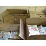 FOUR BOXES OF MIXED BOOKS