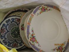 BAG OF MIXED PLATES ETC