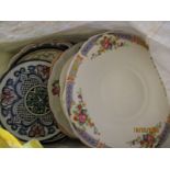 BAG OF MIXED PLATES ETC