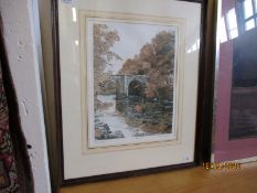 SIGNED JAMES CLARK PRINT OF THE BIG BRIDGE