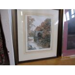 SIGNED JAMES CLARK PRINT OF THE BIG BRIDGE