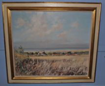 AR Jeremy Barlow AROI, (Born 1945), 'Brancaster', oil on board, signed lower left, 69 x 79cm