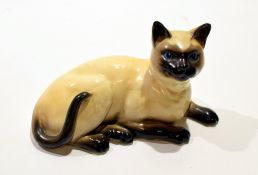 Beswick model of a Siamese cat Shape 1559A, circa 1960