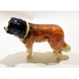 Beswick model of a St Bernard, the foot entitled "Corna Garth Stroller"