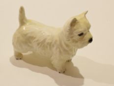 Beswick model of a Westie terrier with Beswick back stamp to base