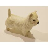 Beswick model of a Westie terrier with Beswick back stamp to base