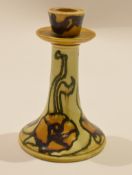 Minton secessionist candlestick with typical design ............................