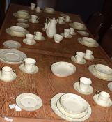 Dinner service and part tea/coffee set manufactured by Royal Doulton, the pattern part of the