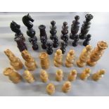 Collection of various chess pieces