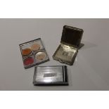 Three various vintage ladies compacts