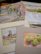 John Rowbottom (20th century)Landscapes etc group of five watercolours, all signedassorted sizes,