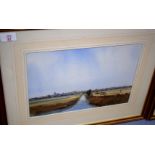 John Clifford (born 1934)Norfolk landscapespair of watercolours, both signed25 x 35cm (2)