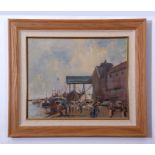 AR John Taunton (born 1910)"Wells"oil on board, signed and dated 73 lower left37 x 47cm