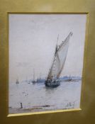 Albert Markes (1865-1901)Shipping scenespair of watercolours, both signed14 x 10cm (2)