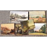 6 various oil paintings (6)