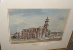 Arthur Edward Davies, RBA, RCA (1893-1988)"St Georges, Great Yarmouth"pen, ink and watercolour,