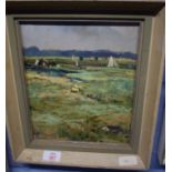 Sheelah R Michalski (20th century)"Sailing time, The Marshes, Oulton"oil on board, signed and